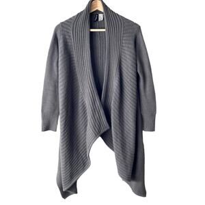 H&M Waterfall Knit Cardigan - Grey - XS